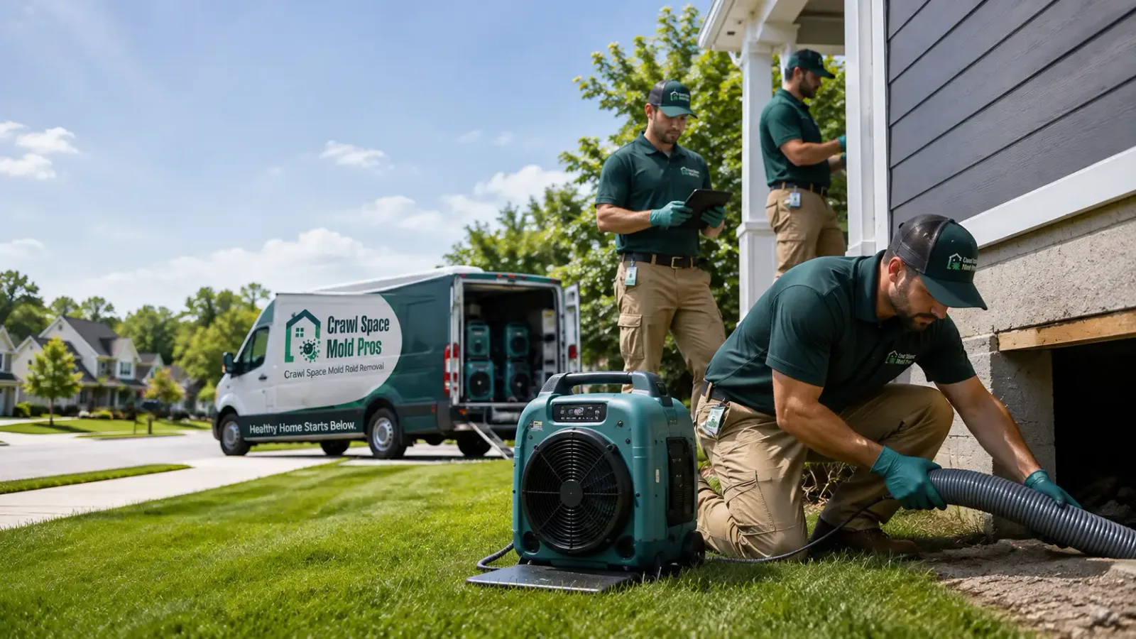Crawl Space Mold Removal in Fleming, OH